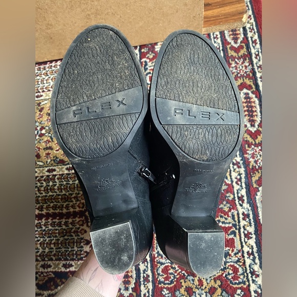 Black Suede Booties - Picture 3 of 4